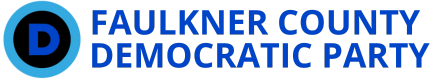 FAULKNER COUNTY DEMOCRATIC PARTY TEXT WITH LOGO