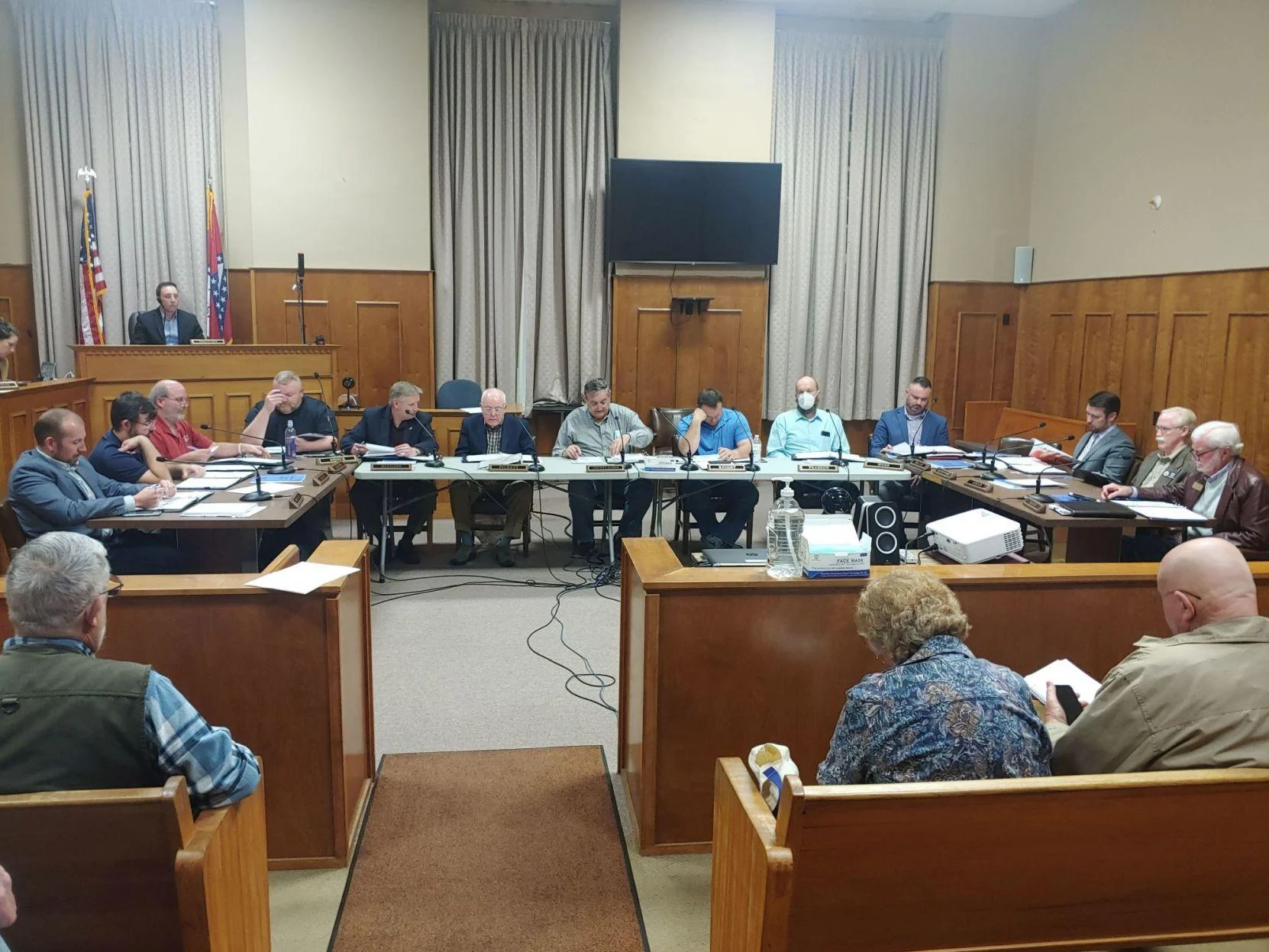 Faulkner County Quorum Court meeting