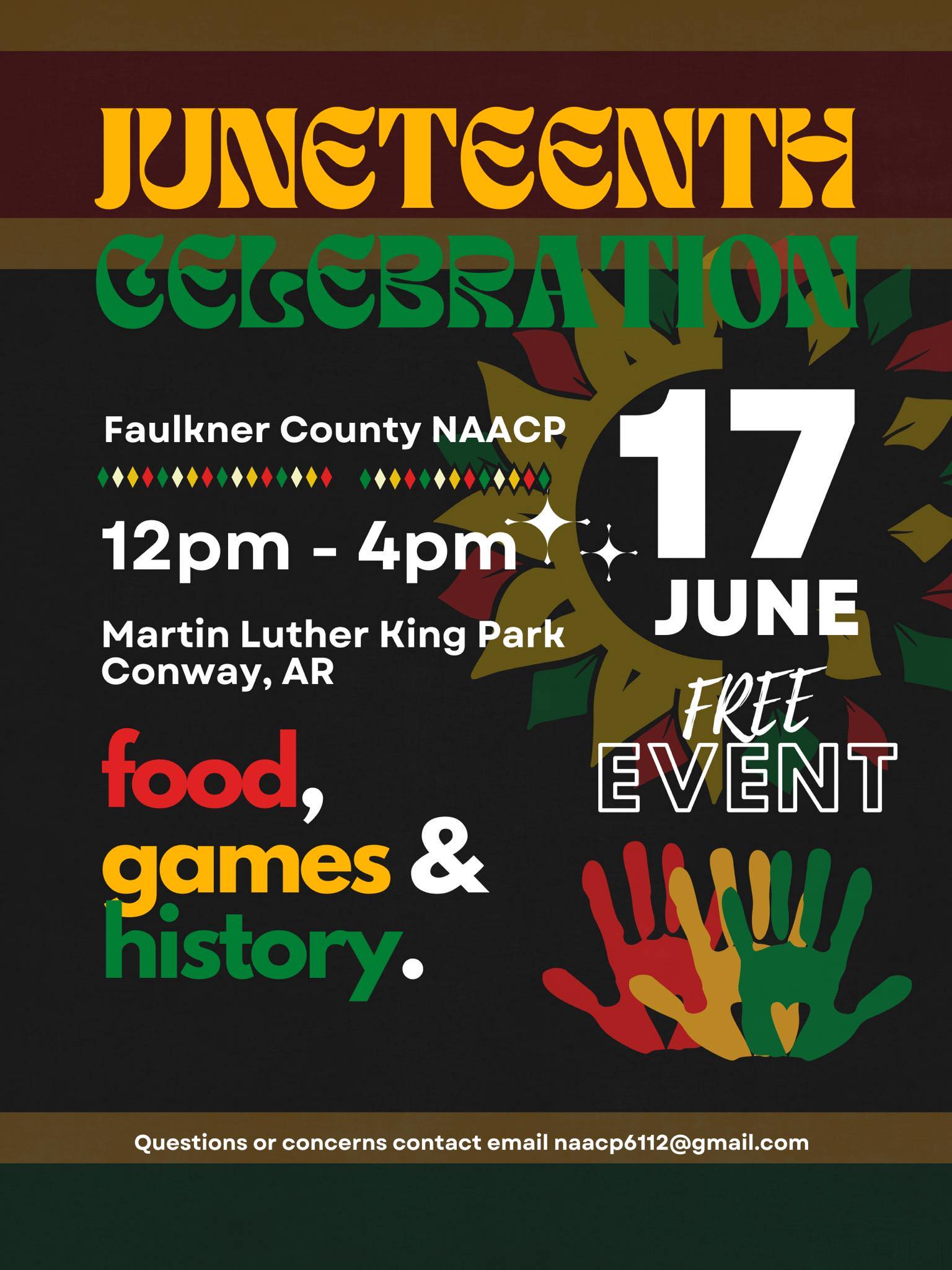 NAACP flyer with Juneteenth Celebration info